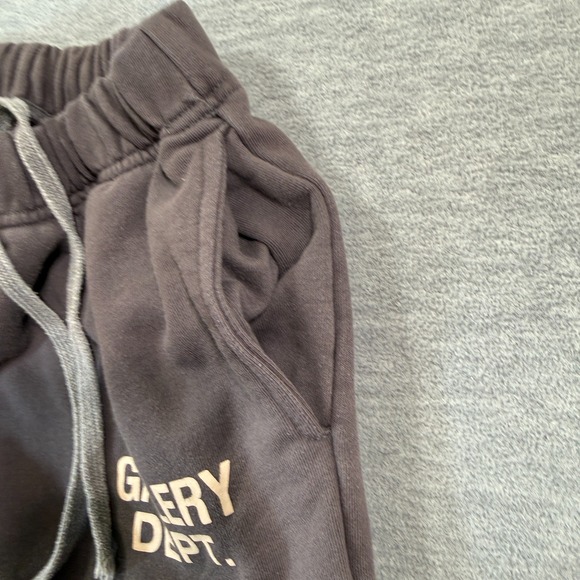 Gallery Dept Sweatpants Women Small Grey Logan Panelled Flared Cotton - Picture 4 of 11